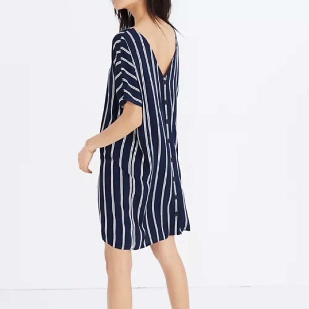 Madewell Mini Striped Plaza Dress XXS